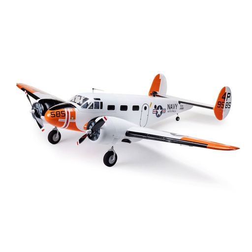 E-flite Beechcraft D18/RC-45J 1.5m BNF Basic with AS3X+ & SAFE Select