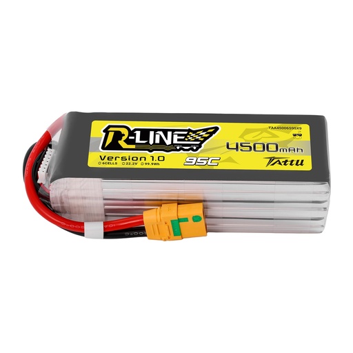 Batería LiPo TATTU R-Line 6s 22.2V 4500mAh 95C -XT90-S