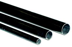 Tubo fibra de vidrio negro  16mm x14mm  1000mm acabado brillo