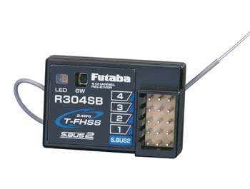 Futaba R304SB 2.4GHz T-FHSS 4 Channel Telemetry Receiver
