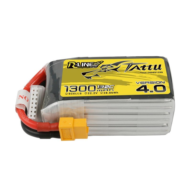 Batería LiPo TATTU R-Line V4.0 6s 22.2V 1300mAh 130C