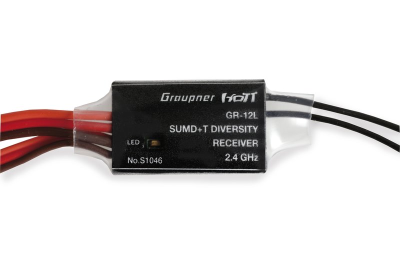 Graupner GR-12L  SMUD+T &amp; SBUS HOTT Receiver