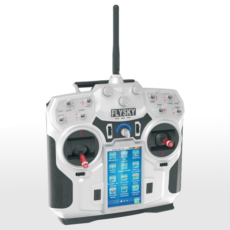 FlySky FS i10 2.4G 10ch Transmitter and Receiver System - with telemetry sensors