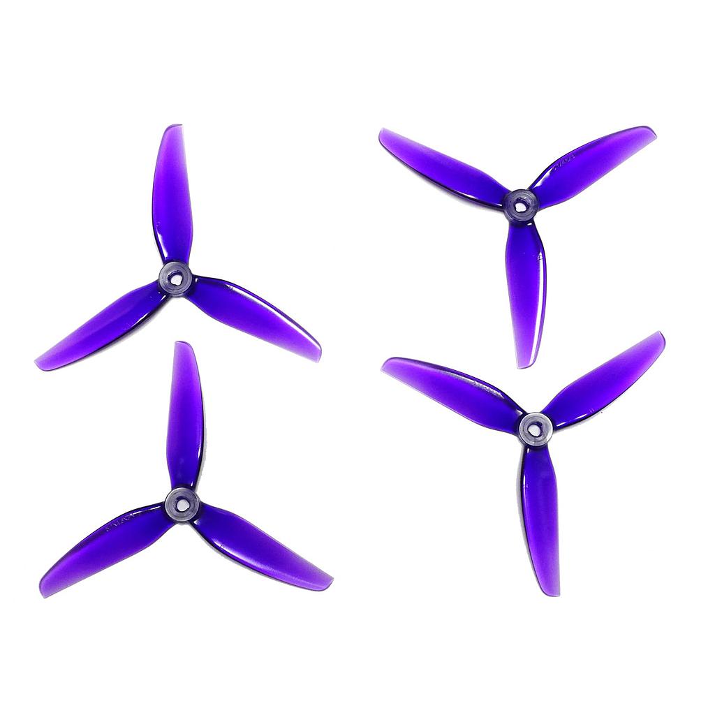 HQ POPO Prop  5.1x3.1X3 Tri-blade Light Purple (2 pairs )
