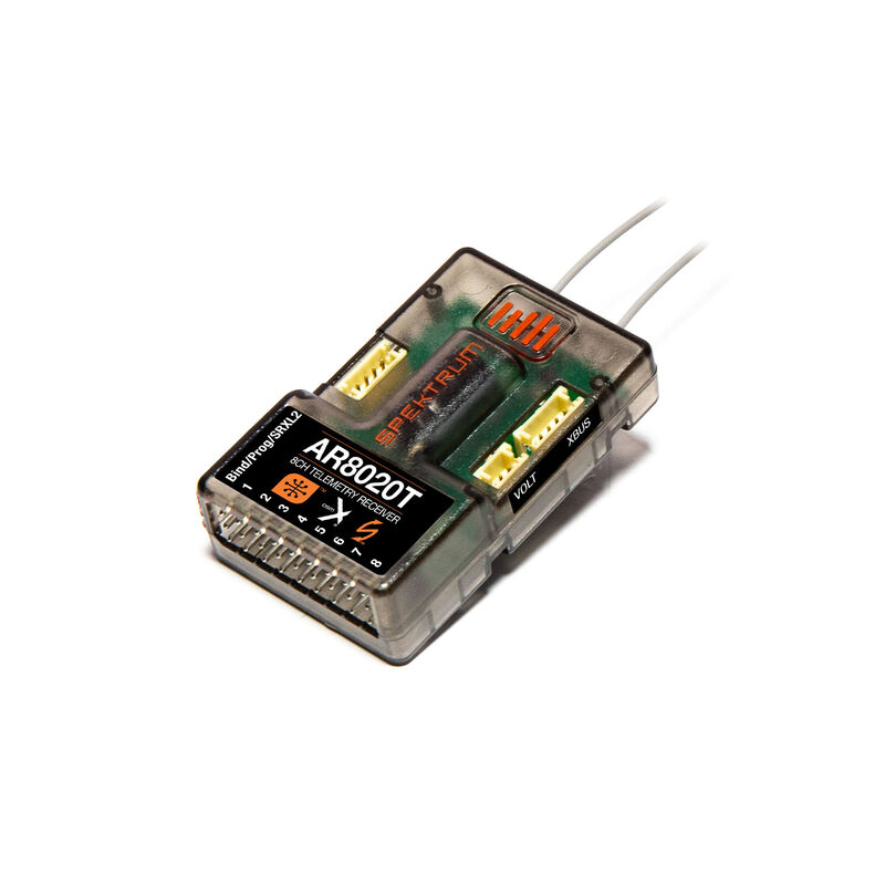 Spektrum DSMX &amp; DSM2 AR8020T 8CH Telemetry Receiver