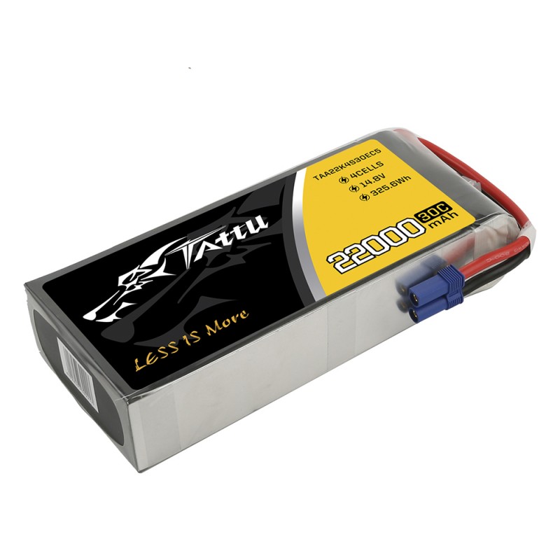 TATTU 22000mAh 4S 14.8V 30C Lipo Battery