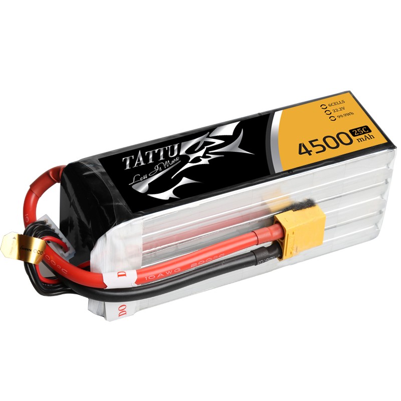 Batería LiPo TATTU 6s 22.2V 4500mAh 25C