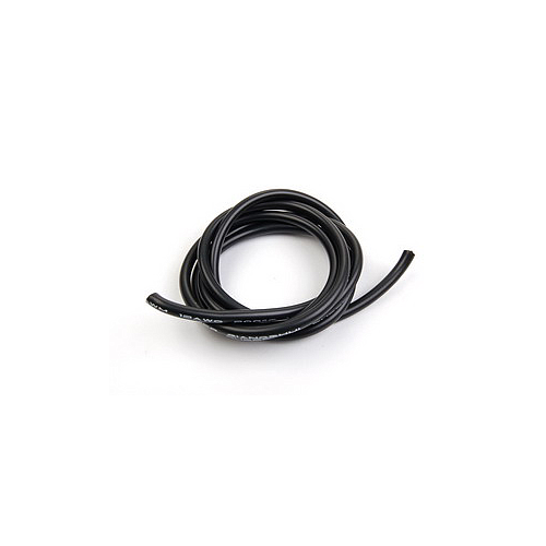 Silicone wire 26AWG Black 1 meter