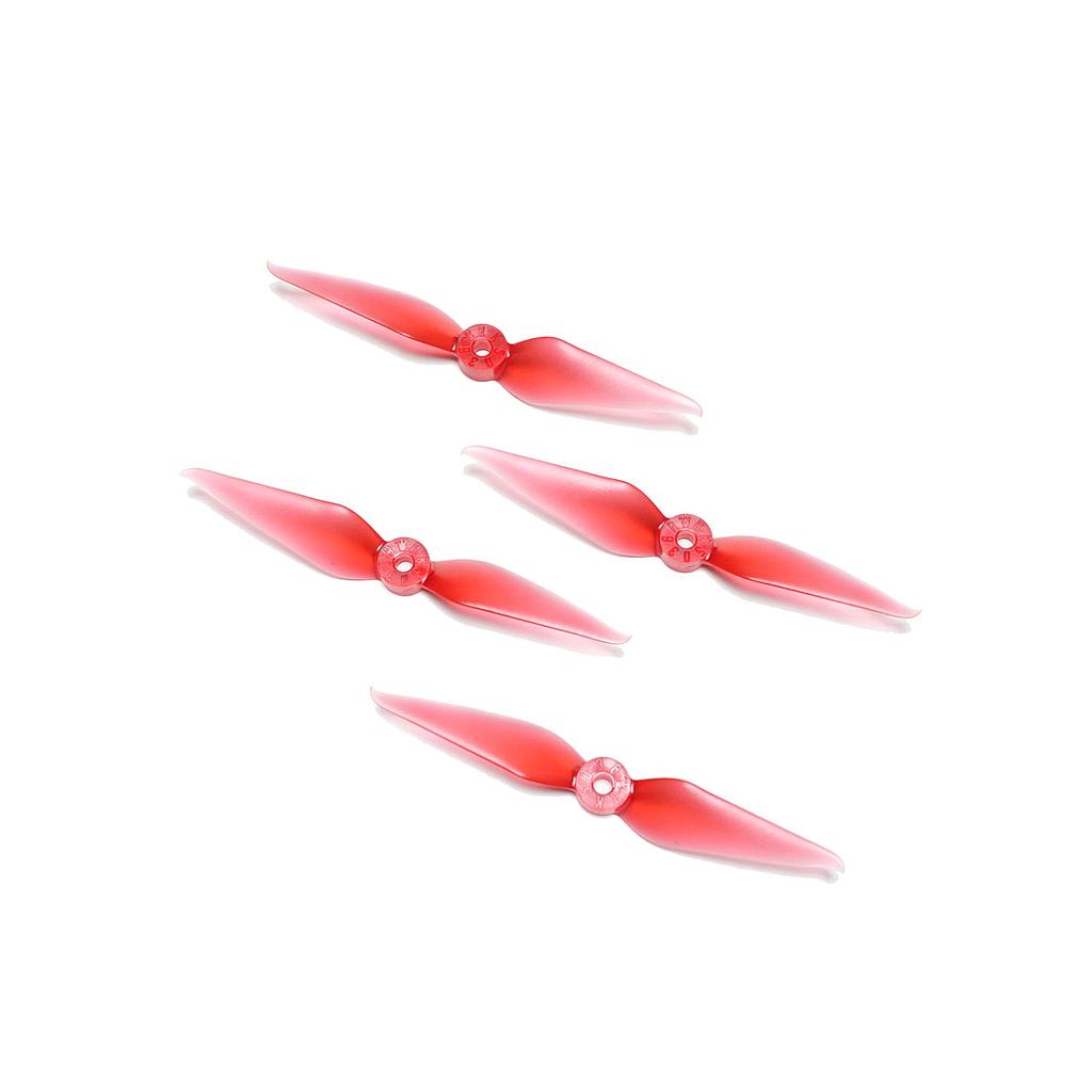RaceKraft 5038 Wing Tip Bi-blade props Clear red (2 pairs)
