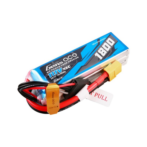 Batería LiPo Gens Ace G-Tech 3s 11.1V 1800mAh 45C