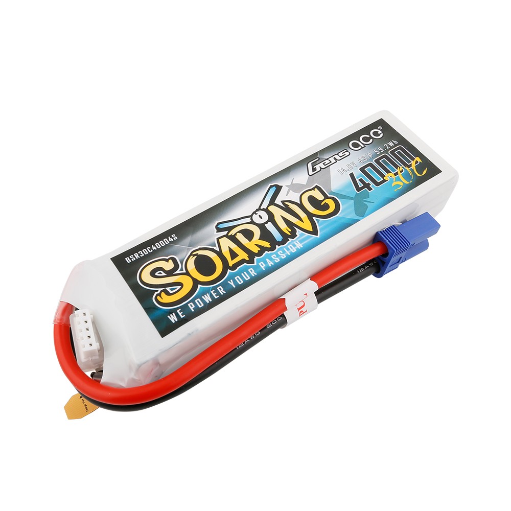 Batería LiPo Gens ACE Soaring 4s 14.8V 4000mAh 30C