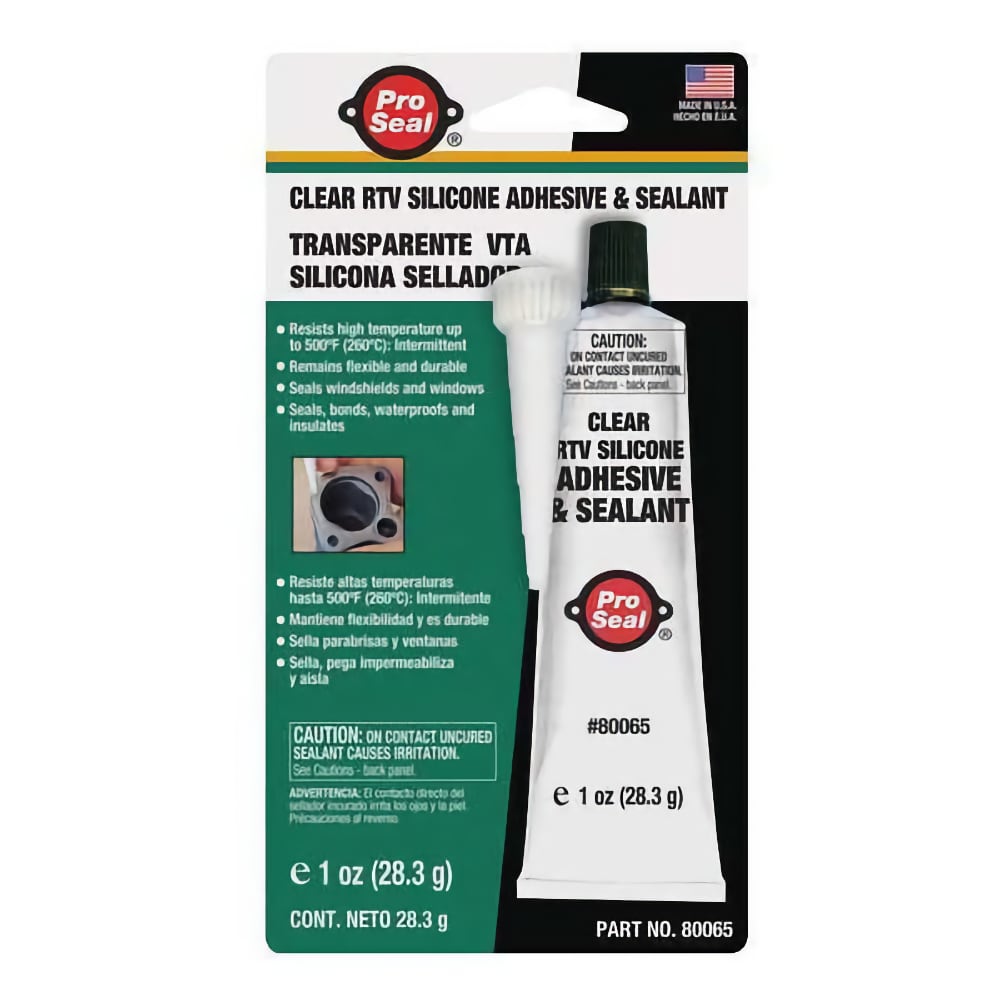 PRO SEAL N80066 RTV Clear Silicone Adhesive Sealant 85g