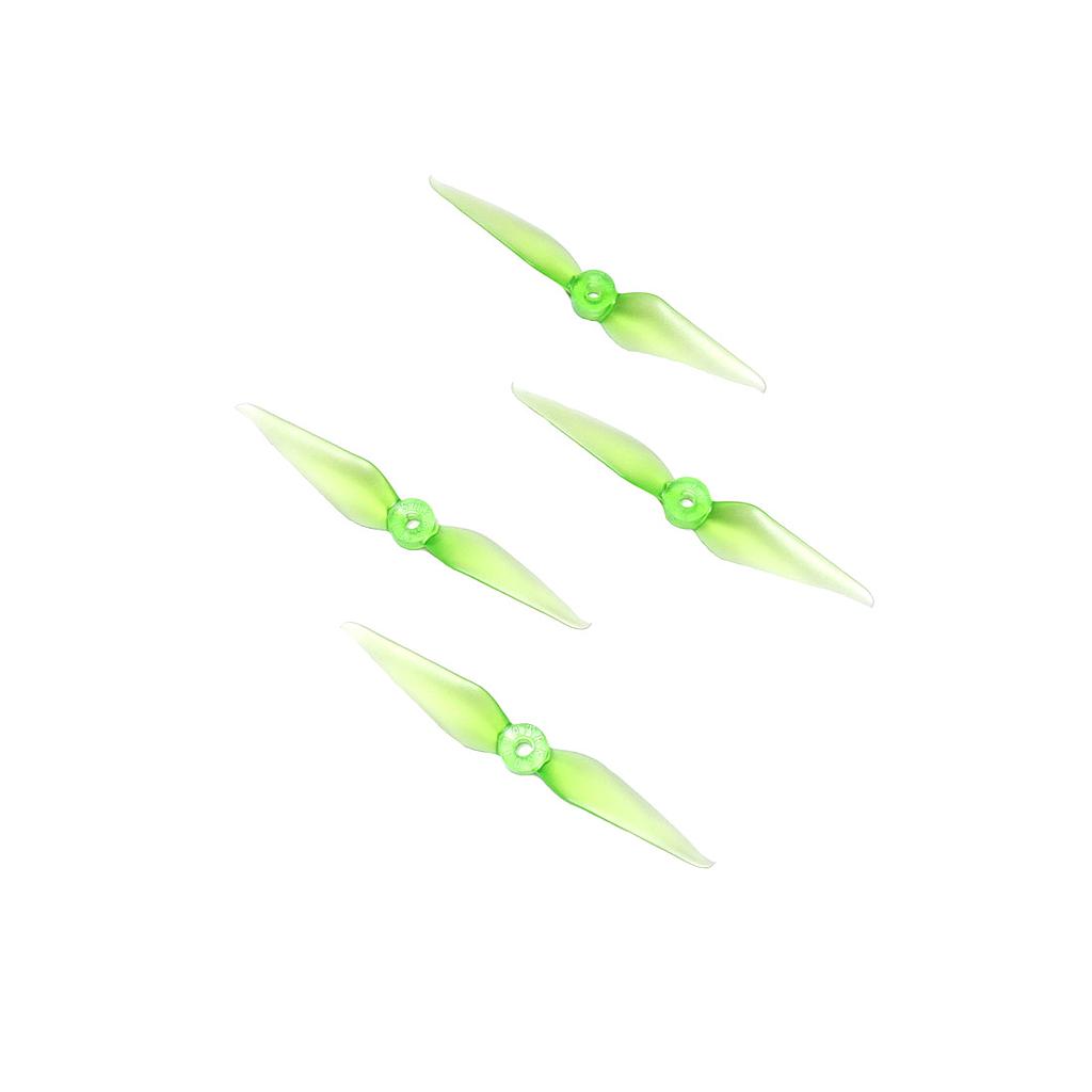 RaceKraft 5038 Wing Tip Bi-blade props Clear green (2 pairs)