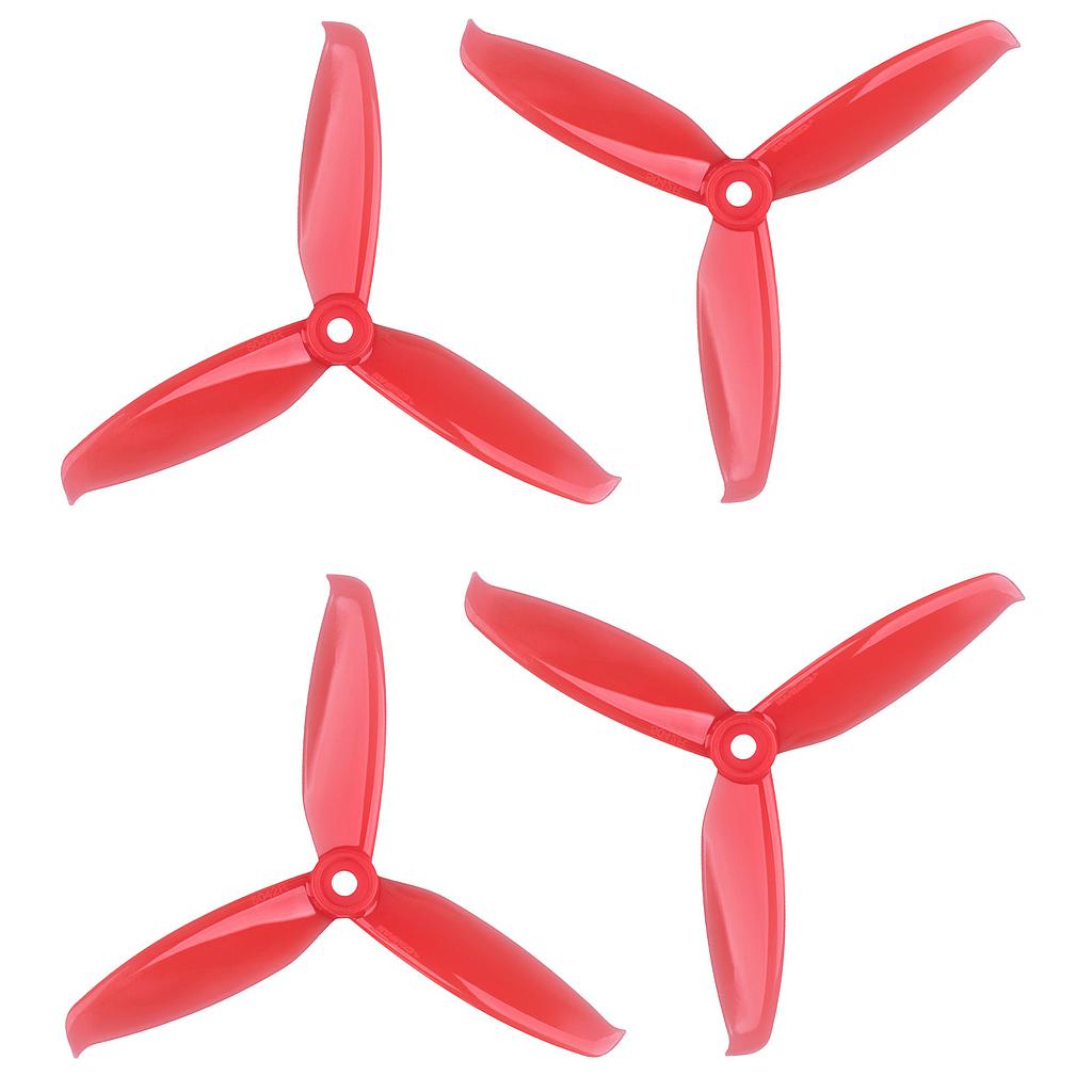 Gemfan WinDancer Series 5043 3 blade CW &amp; CCW Clear Red ( 2 pairs)