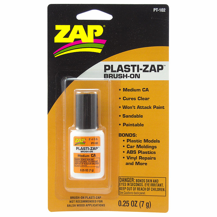 ZAP Plastic CA Brush-On Medium Viscosity 7g