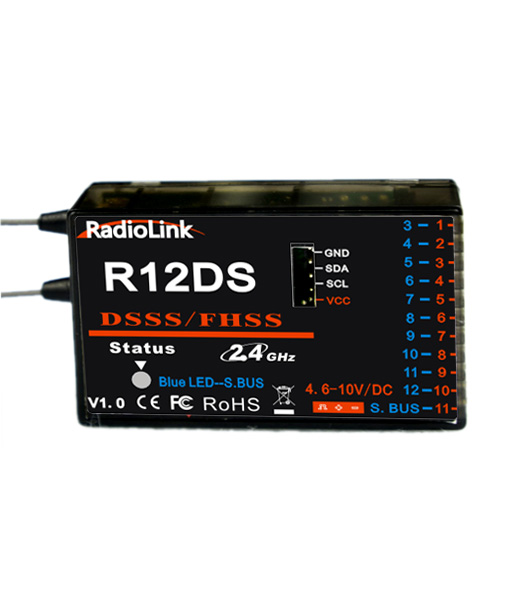 Radiolink R12DS 12 CH 2.4GHz Sbus Receiver